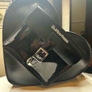 Dr. Martens Black Heart-Shaped Women's Bag